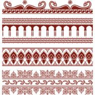 Mehndi Border Designs N3