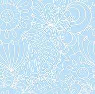 seamless texture with abstract flowers N8