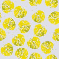 beautiful pattern of colorful leaves painted in watercolor