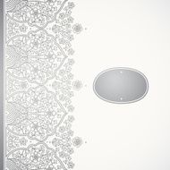 Vintage seamless border in Eastern style N16