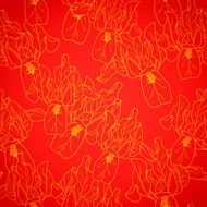 National chinese seamless pattern with flowers Chinese new year 2015