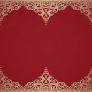 Vector seamless border in Victorian style N26