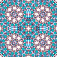 Intricate moorish eastern pattern N2
