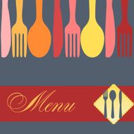 Restaurant menu template vector illustration N2