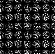 Dice seamless background pattern