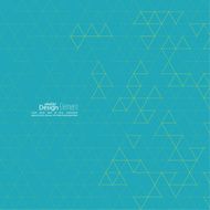 Creative abstract triangle pattern N10