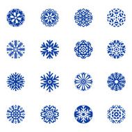 snowflakes set N2