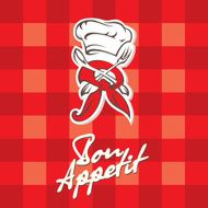 chef hat fork and spoon