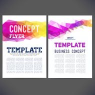 Abstract vector template design brochure N3