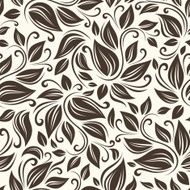 Seamless floral pattern vector illustration N4