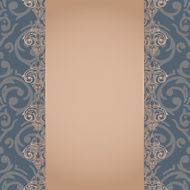 Vector seamless baroque damask luxury background N2
