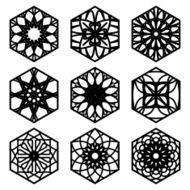 Square Ornament Set