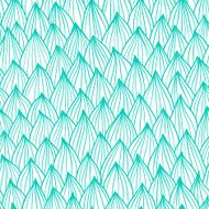 Seamless wave hand-drawn pattern N115