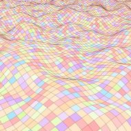 3d mosaic background Vector illustration N2