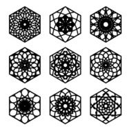Square Ornament Set N2