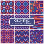 Geometric seamless vector patterns