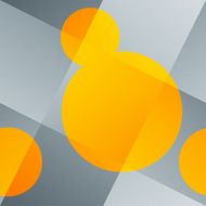 Seamless abstract background with woven backdrop and orange roun N2