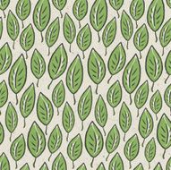 Green abstract leaf seamless pattern on recycle ecology paper te