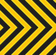Yellow and black marking