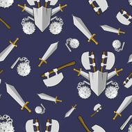 Ancient weapon cartoon background