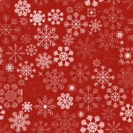 Seamless Christmas Snowflakes Background
