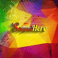 Multicolored mosaic background N14