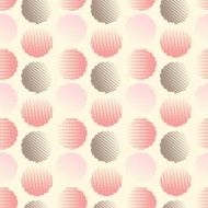 Vector fabric circles abstract seamless pattern N5