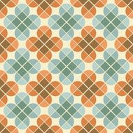 Vector geometric colorful floral background ornamental abstract
