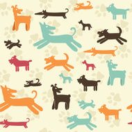 Dog pattern - Illustration