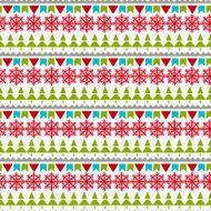 Holidays Christmas seamless boarders pattern