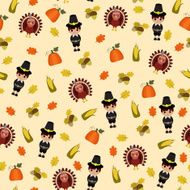 Thanksgiving seamless wallpaper