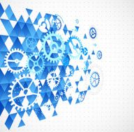 Abstract background with technological elements