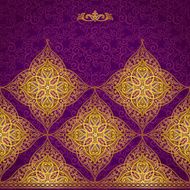 Vector seamless border in Eastern style N39