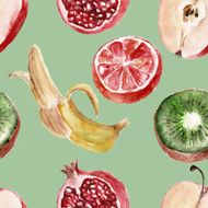 Seamless pattern with fruits N3