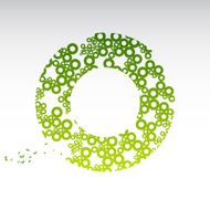 ecological environmental pattern abstract circle