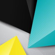 Geometric triangle bright background