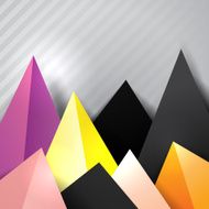 Bottom triangle decorative border
