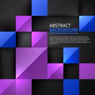 3d square background