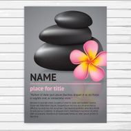 Spa salon poster A4 size