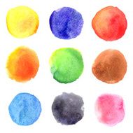 Watercolor stains N6