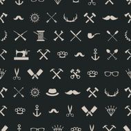 Hipster seamless pattern N17