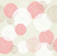 Seamless cute spring or summer flowers pattern Floral background