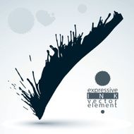 Modern vector inky wallpaper eps8 blob painted with brush N5