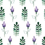 Watercolor seamless pattern N16