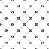 Vector seamless pattern battery