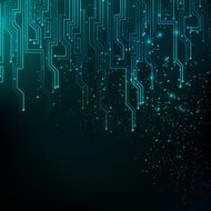 Abstract blue lights background N2