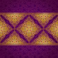 Vector seamless border in Eastern style N41