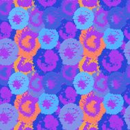 Abstract seamless pattern flowers N3