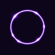 Violet circle effect background