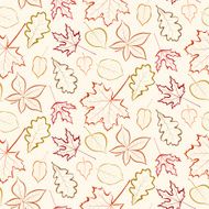 Leaves seamless pattern N14